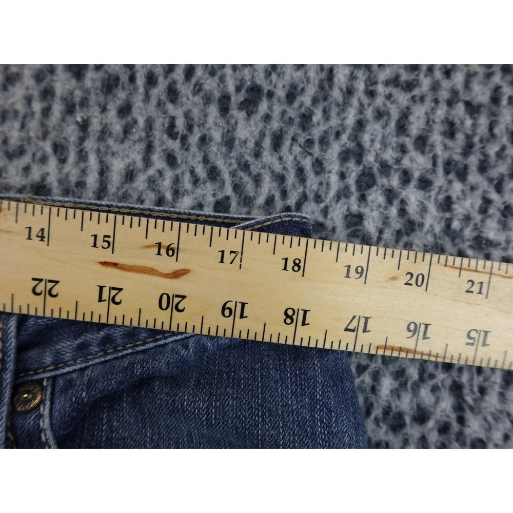 Ariat Bootcut Jeans Mens 36x30 Blue Good Heavy Stitching Western Denim - Picture 7 of 14